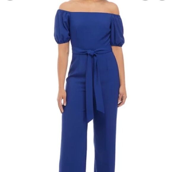 Lilly Pulitzer Jada blue Jumpsuit Size 0 - Picture 9 of 14